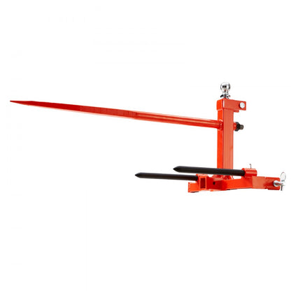 WBS-013 - 49" Heavy-Duty Hay Spear, 1600 lbs Capacity for Tractors