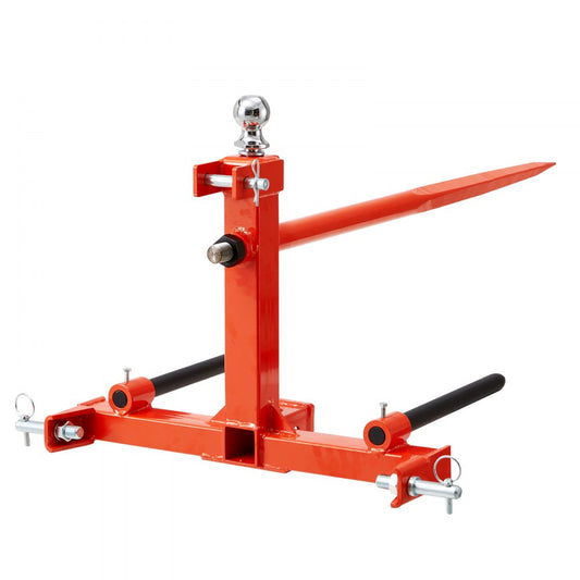 WBS-013 - 49" Heavy-Duty Hay Spear, 1600 lbs Capacity for Tractors