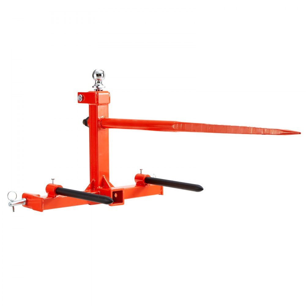 WBS-013 - 49" Heavy-Duty Hay Spear, 1600 lbs Capacity for Tractors