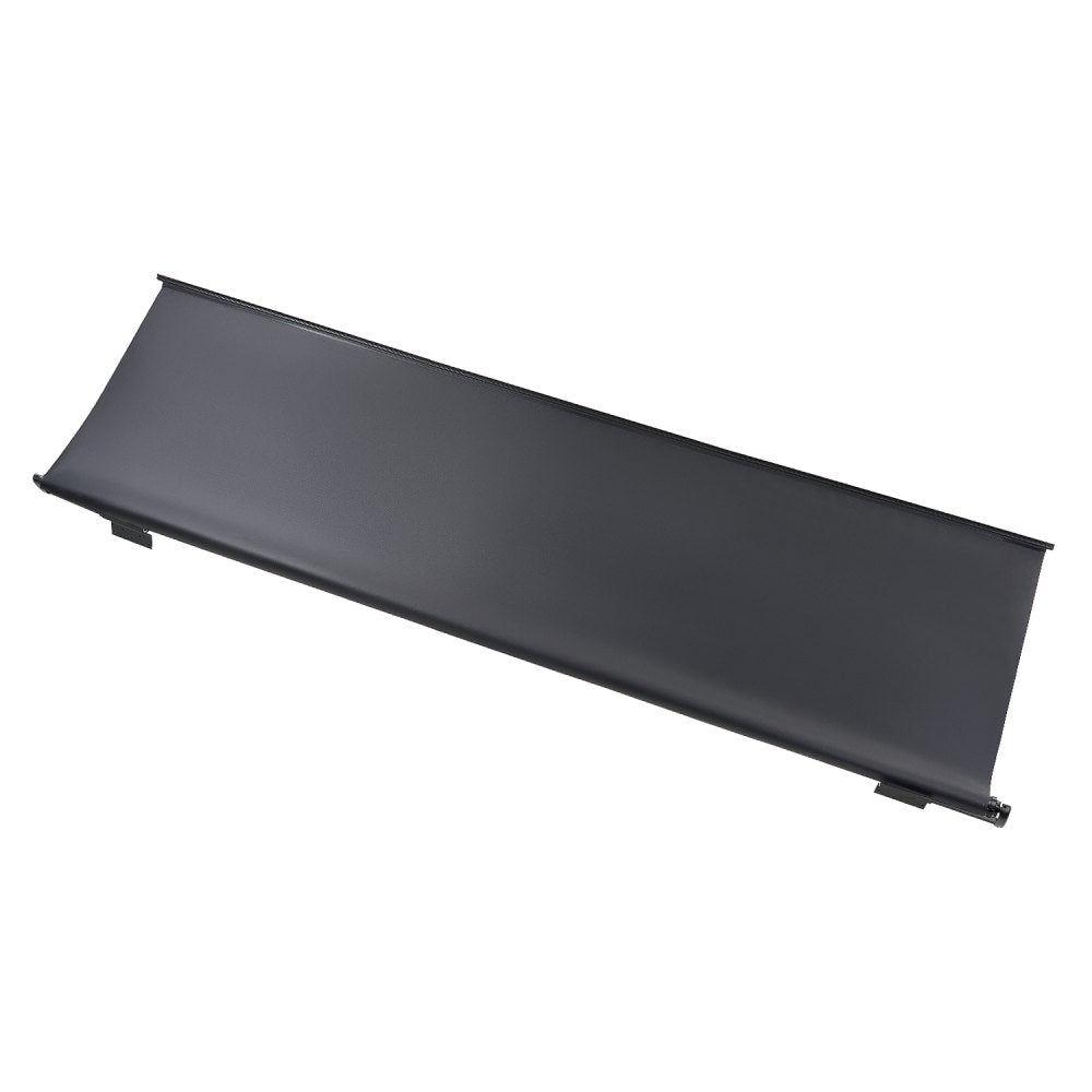 A6 - Durable 12' Black RV Awning with Waterproof PVC Fabric