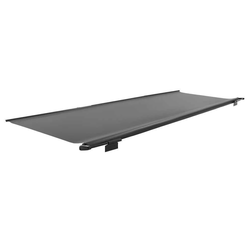 A6 - 13'7" Heavy-Duty Black RV Awning with 4-Layer Waterproof Fabric