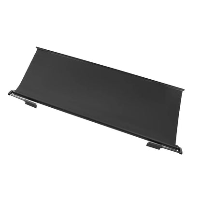 A6 - 7'7" Black Heavy-Duty RV Awning with Waterproof PVC Fabric