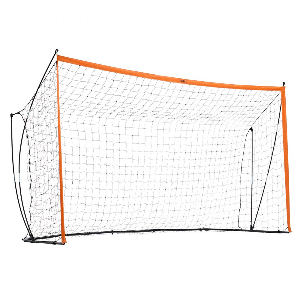 SSJ12X6 - Durable 0.5" Portable Soccer Goal with Carry Bag & Ground Nails