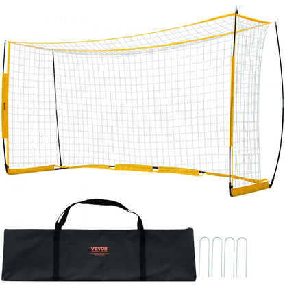 SSH12X6 - 12x6 ft Portable Soccer Goal with Durable Dacron Net