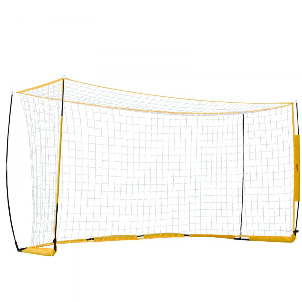 SSH12X6 - 12x6 ft Portable Soccer Goal with Durable Dacron Net