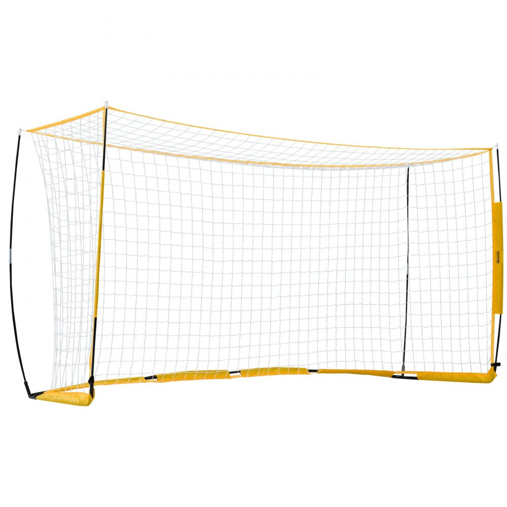 SSH12X6 - 12x6 ft Portable Soccer Goal with Durable Dacron Net