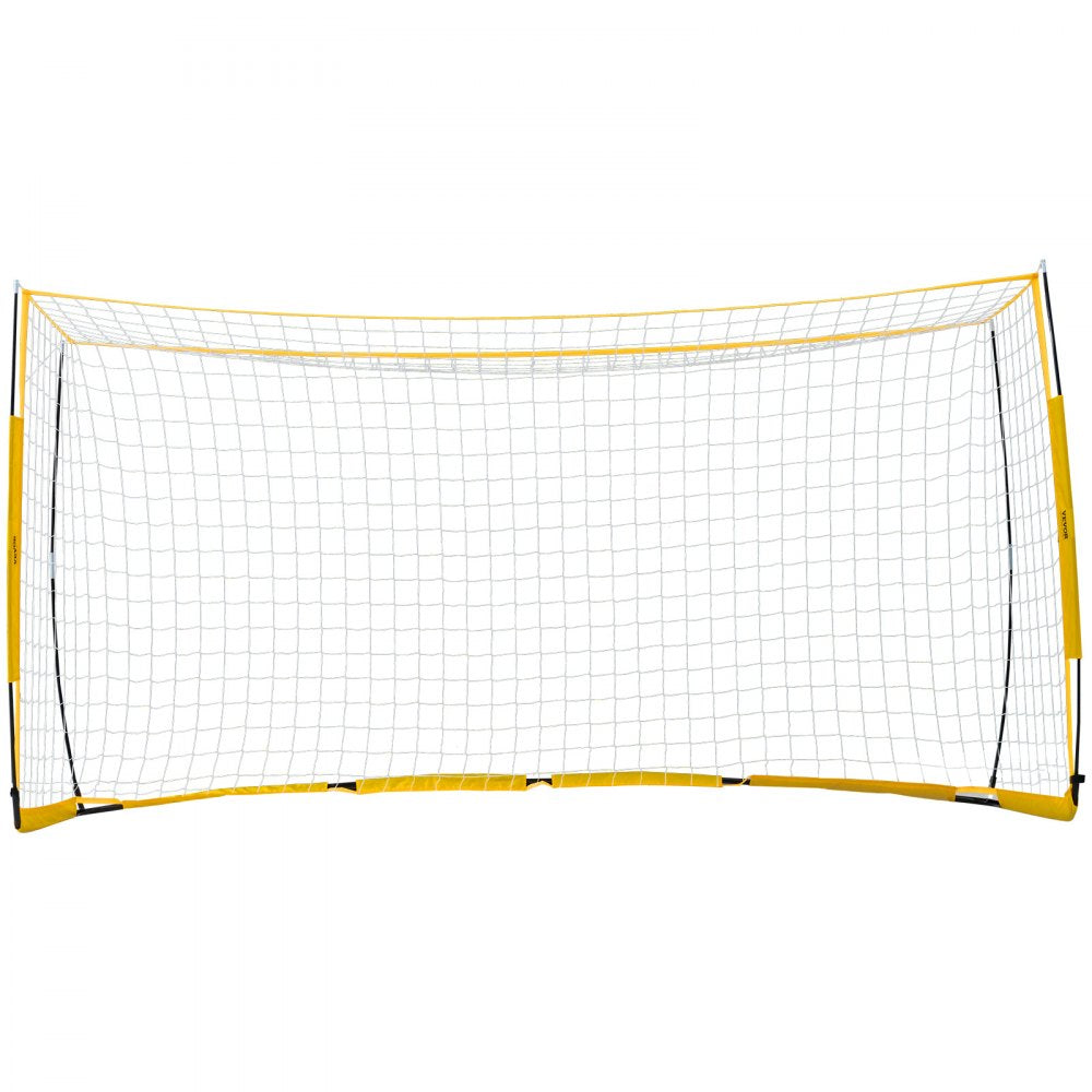 SSH12X6 - 12x6 ft Portable Soccer Goal with Durable Dacron Net