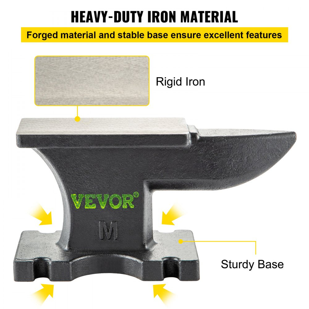 MT11 - 25 lbs Cast Iron Anvil for Metalworking and Shaping