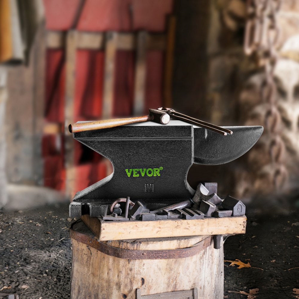 MT45 - 100 lbs Cast Iron Anvil with Single Horn Design