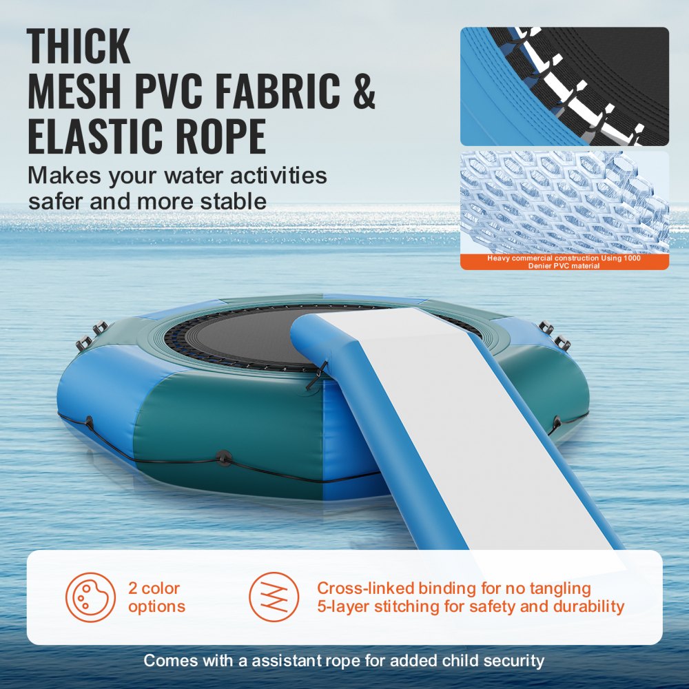 ZT10FTBGHD-US/EU - 10ft Inflatable Water Bouncer for Pools & Lakes