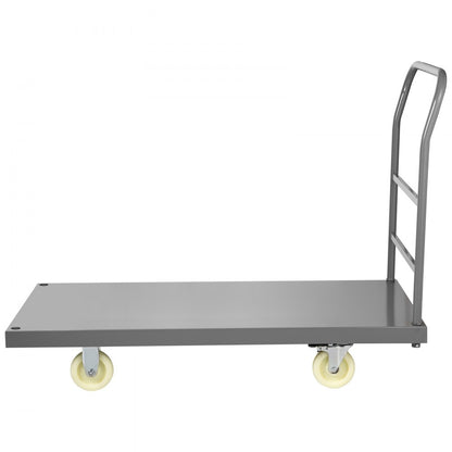 VV-PT-M4824 - Heavy-Duty Steel Platform Truck with 2000 lb Load Capacity