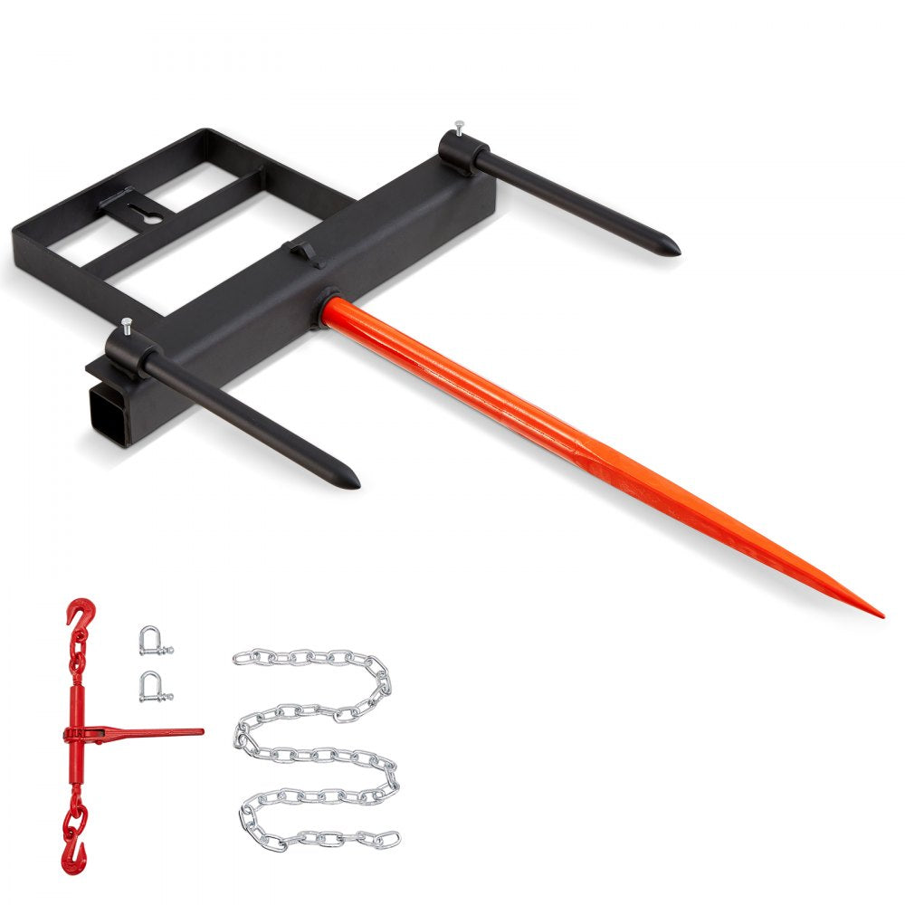 WBS-015 - Heavy-Duty 39" Hay Spear for Skid Steer Loaders