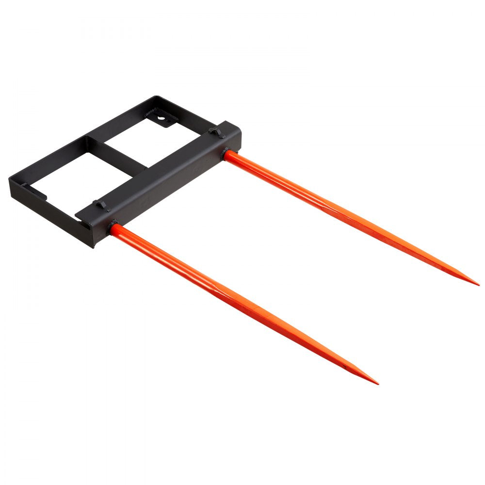 WBS-016 - 49" Heavy-Duty Hay Spear with 3000lbs Capacity for Tractors