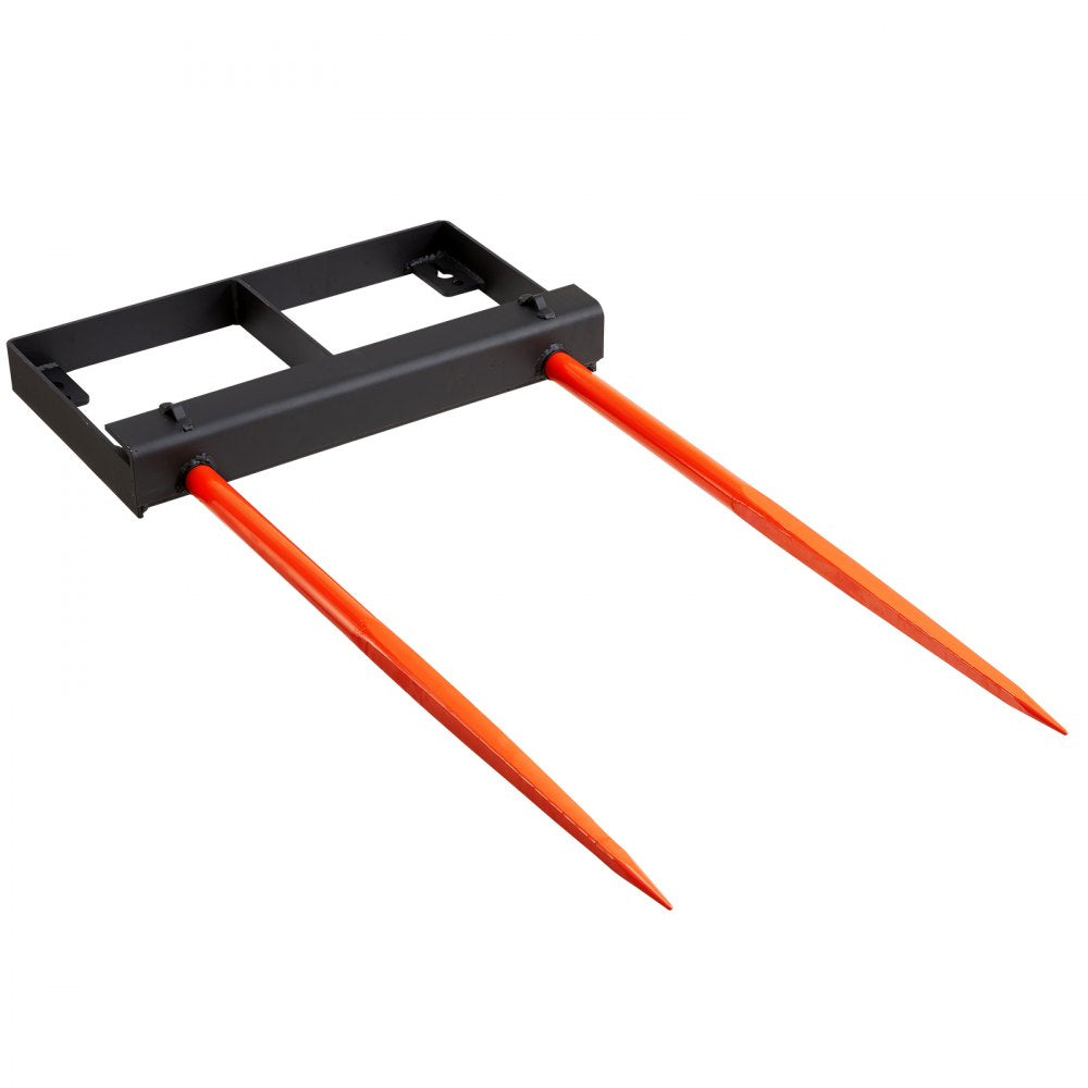 WBS-016 - 49" Heavy-Duty Hay Spear with 3000lbs Capacity for Tractors