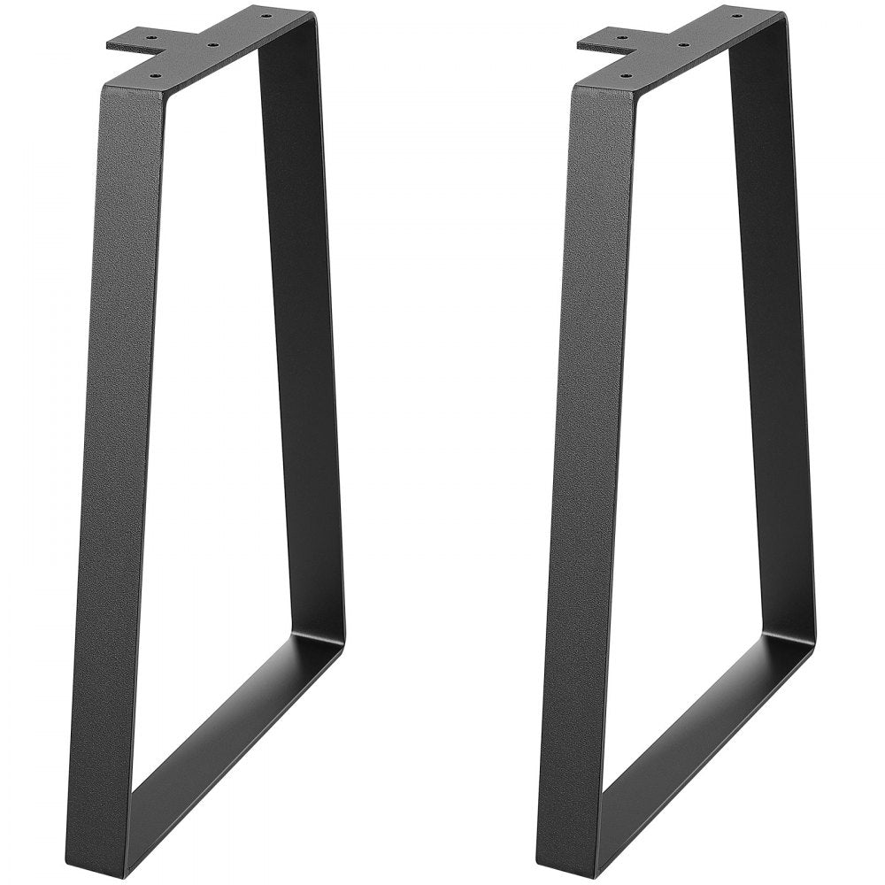 T6712-16 - 16" Matte Black Steel Table Legs for DIY Projects