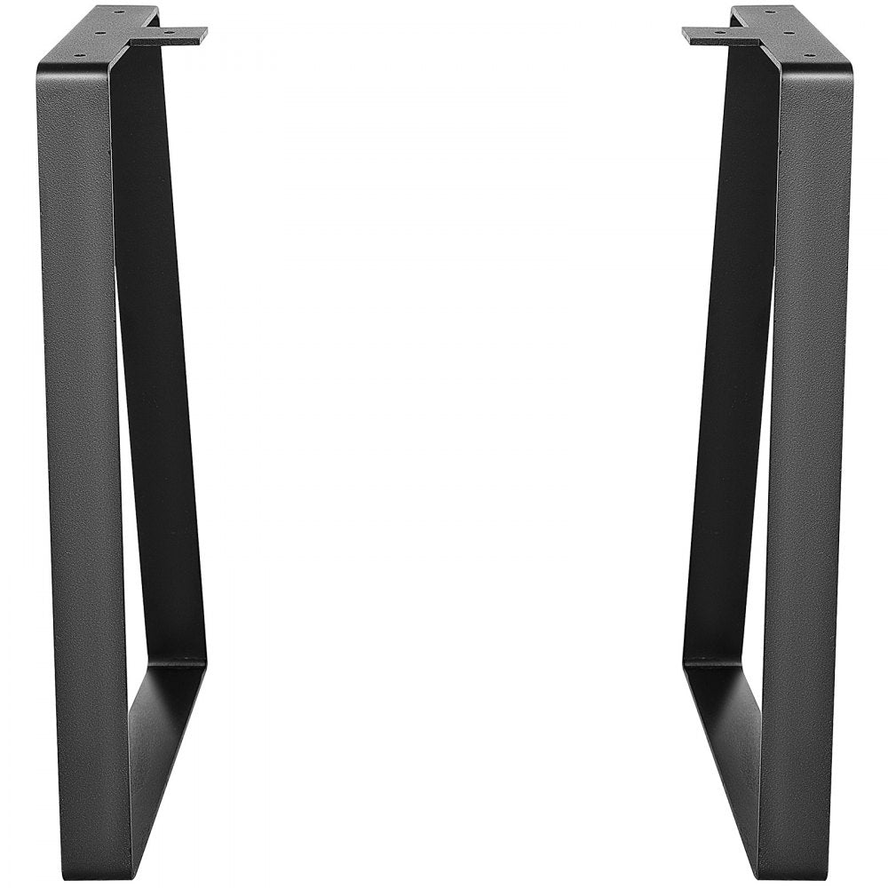 T6712-16 - 16" Matte Black Steel Table Legs for DIY Projects