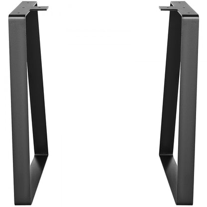 T6712-16 - 16" Matte Black Steel Table Legs for DIY Projects
