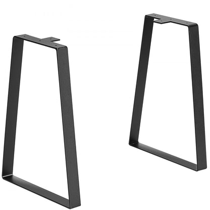 T6712-16 - 16" Matte Black Steel Table Legs for DIY Projects