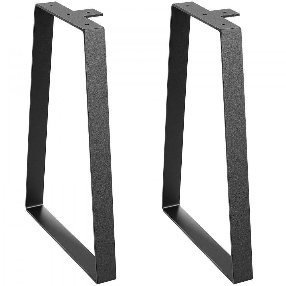 T6712-16 - 16" Matte Black Steel Table Legs for DIY Projects