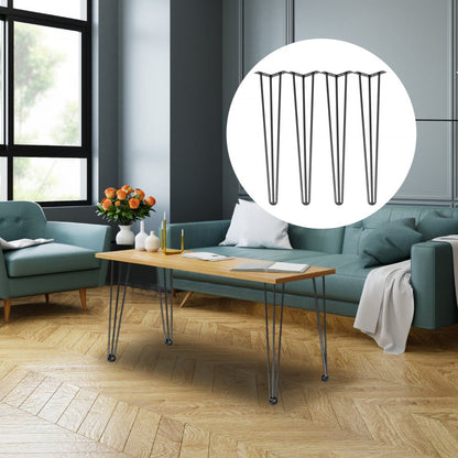 010133067449 - 26" Black Hairpin Legs Set of 4 for DIY Furniture