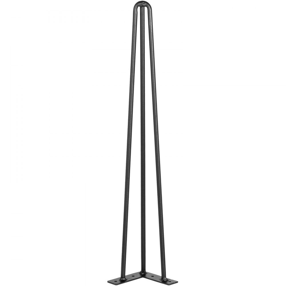 010235449073 - 28in Steel Hairpin Table Legs Set of 4, 880lbs Capacity