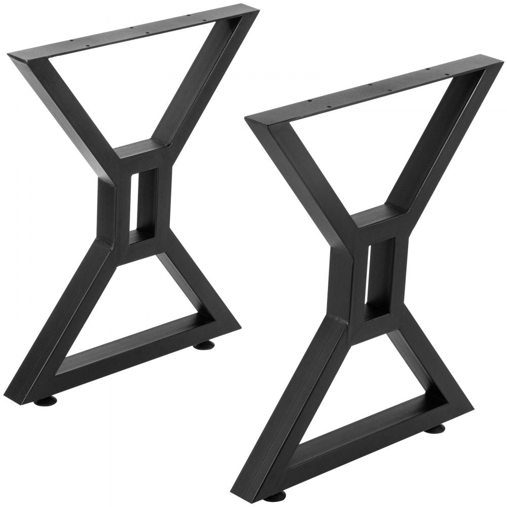 010315325074 - 28" Iron Dining Table Legs with Adjustable Feet