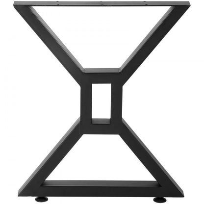 010315325074 - 28" Iron Dining Table Legs with Adjustable Feet