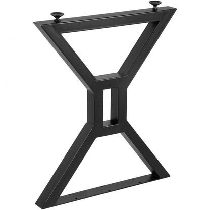 010315325074 - 28" Iron Dining Table Legs with Adjustable Feet