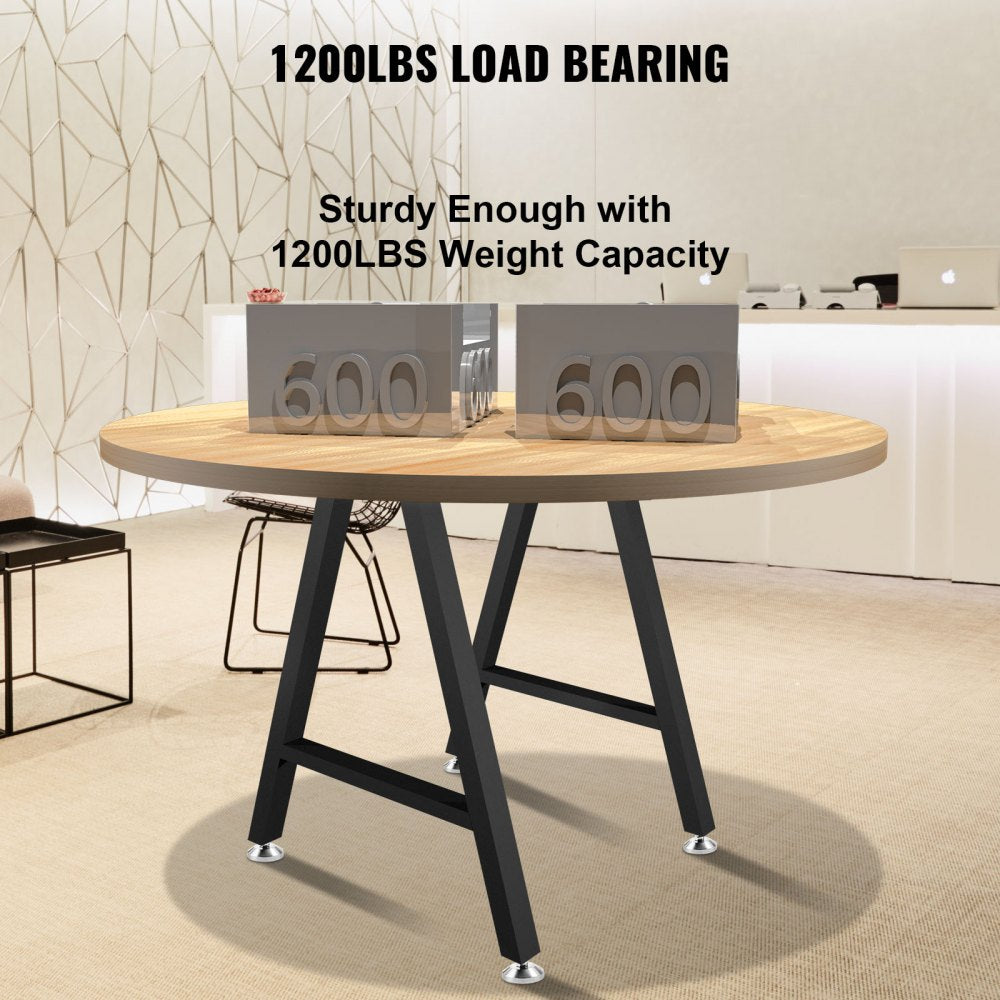 TZZT-2817 - Durable 28" Steel Table Legs with 1200lbs Capacity