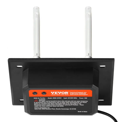 2006-UV9X2 - 18W HVAC Air Purifier for Clean Air, Covers 600 sq ft