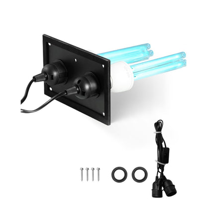 2403-UV25X2 - Powerful HVAC Duct Air Purifier with UV Light, Easy Setup