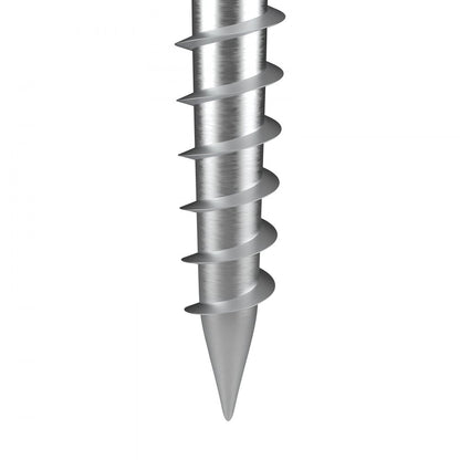 UX-3.5-27-1 - Durable No Dig Ground Anchor for 3.5" Timber, 27.56" Tall