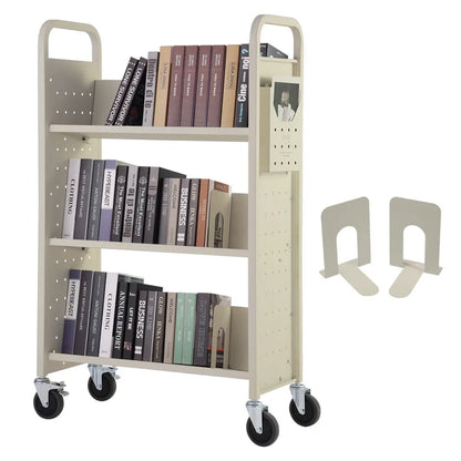 HXTC-V - Heavy-Duty VEVOR Book Cart, 31.1" with 330 lbs Capacity