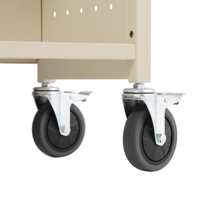 HXTC-V - Heavy-Duty VEVOR Book Cart, 31.1" with 330 lbs Capacity