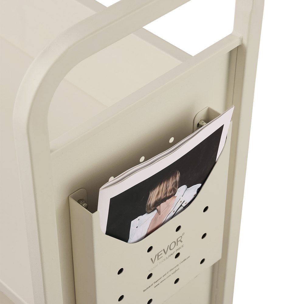 HXTC-V - Heavy-Duty VEVOR Book Cart, 31.1" with 330 lbs Capacity