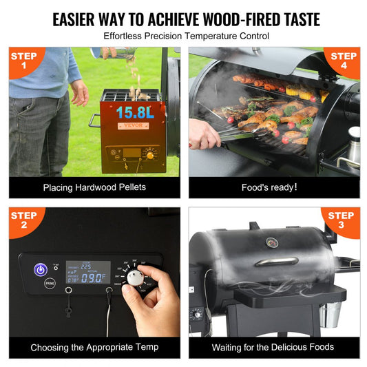 07900003 - Portable Heavy-Duty Charcoal Grill with Temperature Control for Outdoor Cooking
