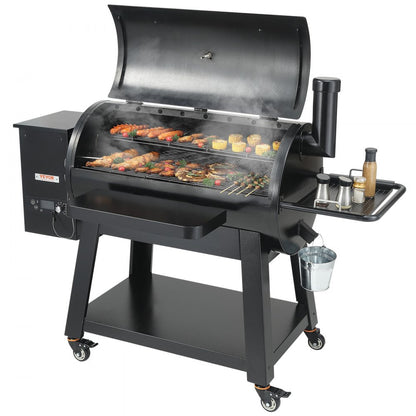 07900004 - 840 in² Heavy-Duty Portable Charcoal Grill with Cart