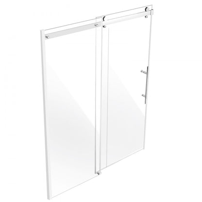 CNH-PF-S721A CH - 58-59" Frameless Shower Door with 5/16" Thick Glass
