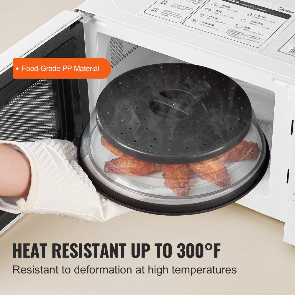 A126 - 2PCS 10.4" Microwave Splatter Covers with Steam Vents