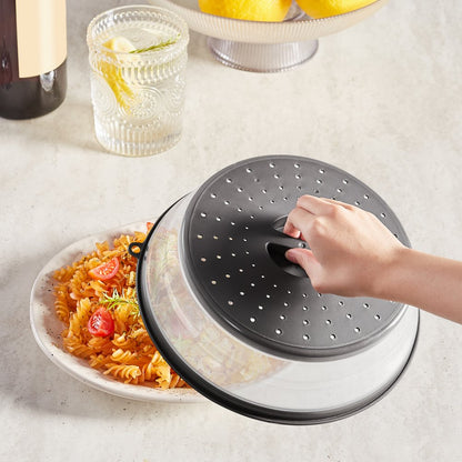 A126 - 2PCS 10.4" Microwave Splatter Covers with Steam Vents