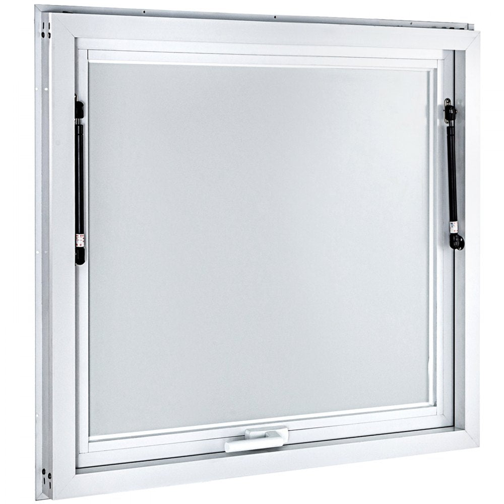 010308155361 - 36 x 36 Inch Aluminum Concession Window with Lock and Pneumatic Rods