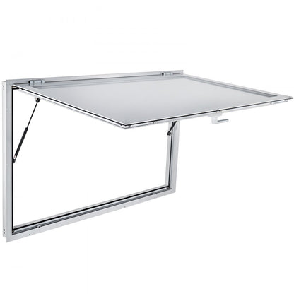 010742838913 - Durable Aluminum Concession Window with 53x33 Inch Dimensions