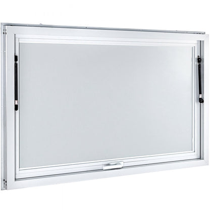 010742838913 - Durable Aluminum Concession Window with 53x33 Inch Dimensions