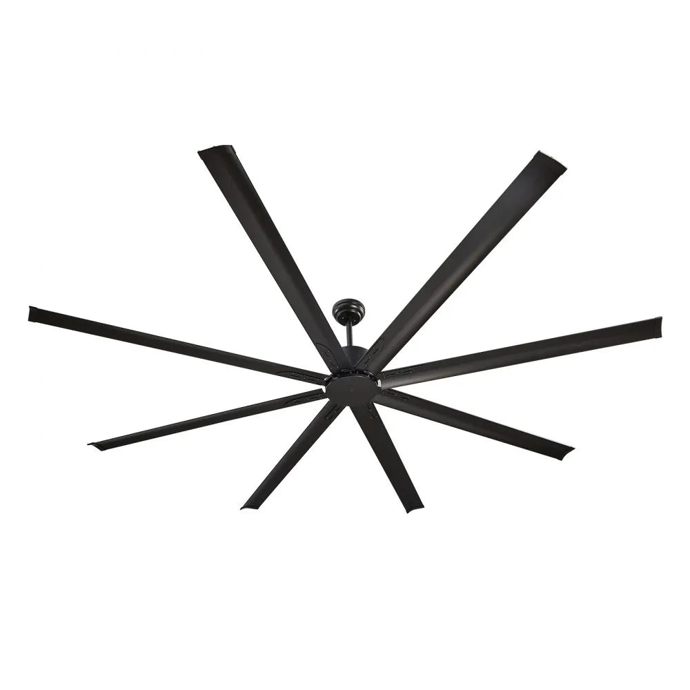 FR25049NL-96"MBK - 96" Aluminum Ceiling Fan with Remote & Reversible Motor