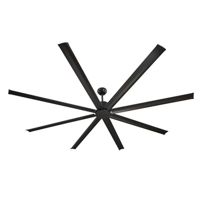 FR25049NL-96"MBK - 96" Aluminum Ceiling Fan with Remote & Reversible Motor