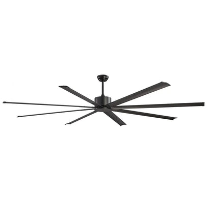 FR25049NL-96"MBK - 96" Aluminum Ceiling Fan with Remote & Reversible Motor