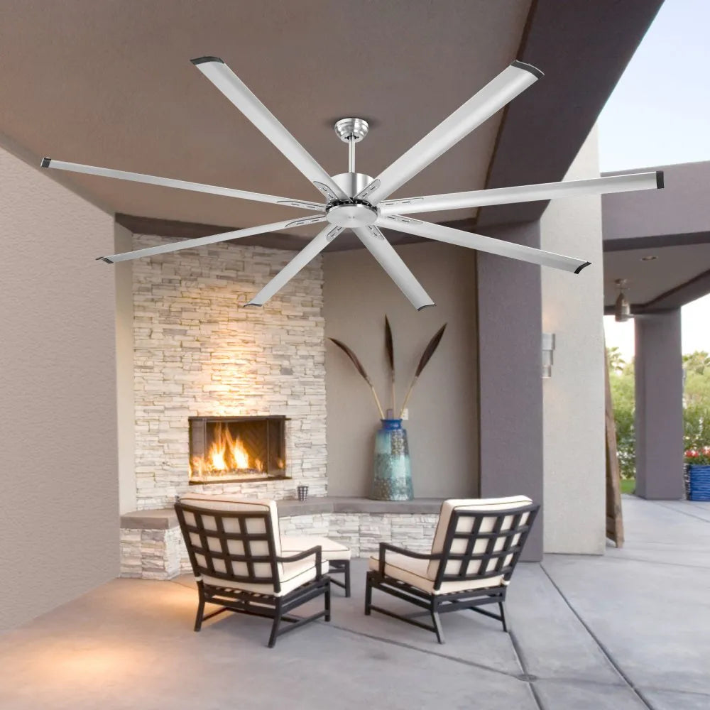 FR25049NL-96"BN - 96" VEVOR Ceiling Fan, DC Motor, Remote Control