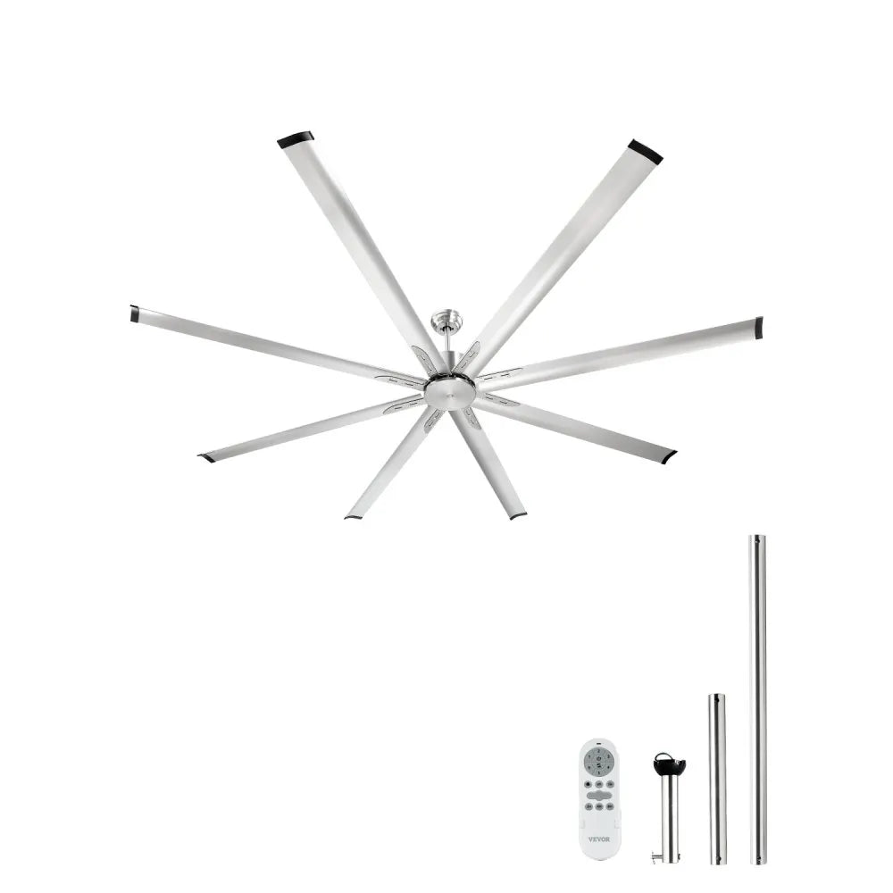 FR25049NL-96"BN - 96" VEVOR Ceiling Fan, DC Motor, Remote Control