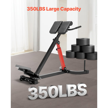 5030 - Adjustable Carbon Steel Hyperextension Bench for Full-Body Workouts