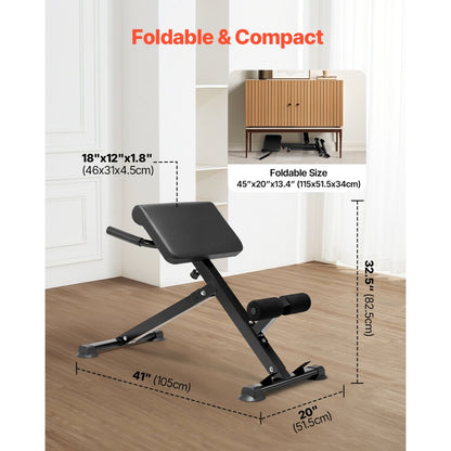5016 - Versatile Roman Chair for Home Gym Workouts